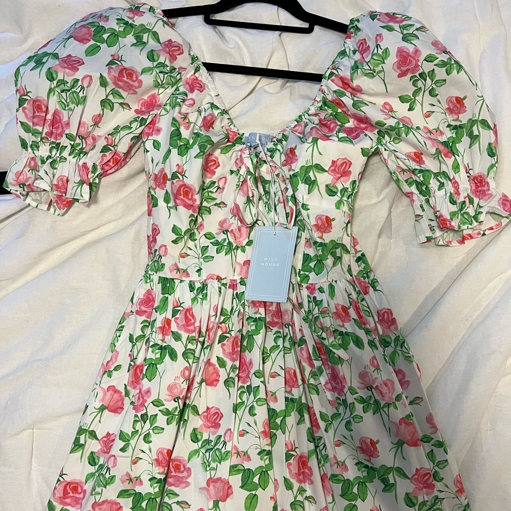 Hill House Ophelia Dress - Pink Roses NWT